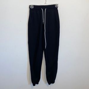 black sweatpants size small